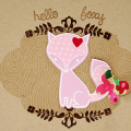 Hello Foxy card