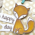 Supplies

Stamps: Hello, Foxy
Ink: Dark Chocolate
Cardstock: White
Patterned Paper: Fine Linen Polka Dot
Other: Copic markers, mini clothespin, large linen bag
Dies: Hello, Foxy, Lunchbox Note