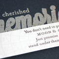 Cherished Memories Card - detail