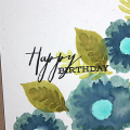 Happy Birthday Blooms Card
