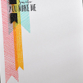 You Make Me Smile Banner Card