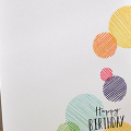 Sketched Birthday Circles Card