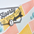 Hooray Birthday Card Detail