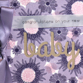 Floral New Baby Card