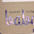 Floral New Baby Tag