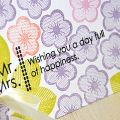 Mr & Mrs A Day Full of Happiness Card Detail