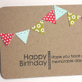 Birthday Bunting Card
