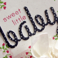 Sweet Little Baby card - side