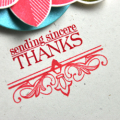 Sincere Thanks detail