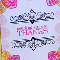 Sending Sincere Thanks card