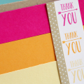 Thank You Color Block card