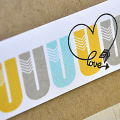 Love You Card Detail