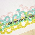 We Appreciate You Card Detail