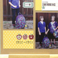 Tacy's Back to School Scrapbook Page
