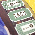 Tacy's Back to School Scrapbook Page detail