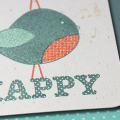 Happy Birds Card detail