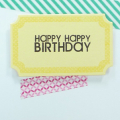 Supplies
Stamps: Fillable Frames #1 (PTI);
Ink/Card Stock: White, Lemon Tart, Harvest Gold, Smokey Shadow (PTI);
Other: Fillable Frames #1 die, Diamonds impression plate (PTI); Washi Tape...