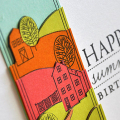 Happy Summer Birthday Card Detail