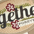 Together Forever Card - detail