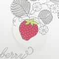 Supplies
All supplies Papertrey Ink unless otherwise noted.
Stamps: Strawberry Patch, Litty Bitty Bird;
Ink/Card Stock: Pure Poppy, New Leaf, White; Basic Grey, Smokey Slate (SU);
Other:...