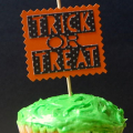Trick or Treat cupcake