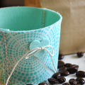 Reversible Coffee Cozy