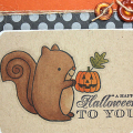 Halloween Squirrel Card