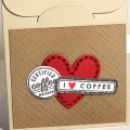 I Heart Coffee Gift Card Holder