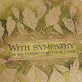 Botanical Sympathy Card - detail