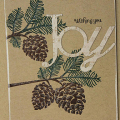 Joyful Pinecones Card