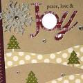 Peace, Love & Joy Snow Drifts Card