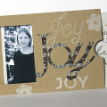 Holiday Joy Photo Card - detail