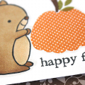 Happy Fall Pumpkin Card
