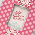 Supplies

Stamps: Boutique Borders: Christmas
Ink: Pure Poppy, Hawaiian Shores
Cardstock: Sweet Blush, Hawaiian Shores
Dies: Boutique Borders: Christmas, Fancy Flakes
Patterned Paper: Polka...