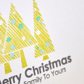 Merry Christmas From Our Family To Yours Card Detail