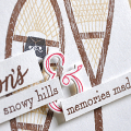 Snowy Hills & Memories Made Card Detail