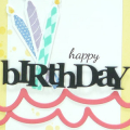 Supplies
All supplies Papertrey Ink unless otherwise noted.
Stamps: Wishes Come True, Wonderful Words: Birthday;
Ink/Card Stock: Lemon Tart, White, Berry Sorbet, Black, Blueberry Pie, Winter...