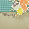 Supplies
All supplies Papertrey Ink unless otherwise noted.
Stamps: Autumn Acorns;
Ink/Card Stock: Kraft, Rustic Cream, Ocean Tides, Canyon Clay; Crushed Curry (SU);
Other: Autumn Acorn dies;...