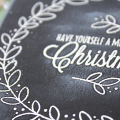 Merry Little Christmas Card - detail