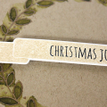 Christmas Joy Card - detail