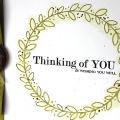 Thinking of You Wreath Card