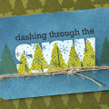 Dashing Through the Snow Card