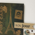 Bon Jour Collage Card
