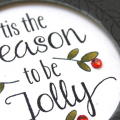 'Tis the Season to be Jolly Card - detail