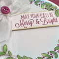 Merry and Bright Wreath detail