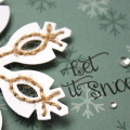 Let it Snowflake Card - detail