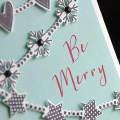 Be Merry Garland Card Detail