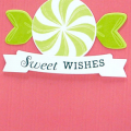 Supplies
All supplies Papertrey Ink unless otherwise noted.
Stamps: Candy Cane Christmas, Party Poppers, Mega Mixed Messages;
Ink/Card Stock: Berry Sorbet, Limeade Ice, White;
Other: Simple...