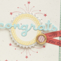 Supplies

Stamps: Wonderful Words: Congrats, Red, White & Blue, Tag-Its #2
Ink: Berry Sorbet, Aqua Mist, Harvest Gold, True Black
Cardstock: Rustic White, Berry Sorbet, Aqua Mist
Patterned...
