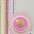 Supplies

Stamps: Stitched With Love
Ink: Hibiscus Burst, Pure Poppy, Aqua Mist, Simply Chartreuse
Cardstock: White, Sweet Blush
Patterned Paper: Soft Stone bitty dot
Dies: Stitched With...